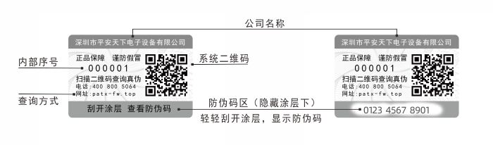 琚天下安檢門(mén)防偽